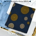 thumbnail image 2 of Qtmnekly 6 Yards African Polyester Wax Prints Fabric African Fabric for Dress, 2 of 6