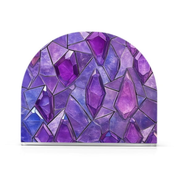 Table Napkin Holder, One Sizex1 Kitchen Napkin Holder Acrylic Napkin Holder Restaurant Napkin Holder Purple Gem