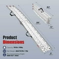 Ruedamann 7.5' Aluminum Loading Ramp/ATV Ramp/Motorcycle Ramp/Truck ...
