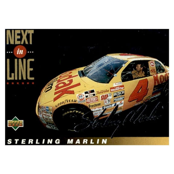 1995 Upper Deck Sterling Marlin's Car #113 NM-MT NASCAR Racing Trading Card Morgan-McClure Motorsports NASCAR Racing Trading Card