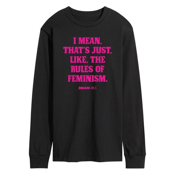 Mean Girls - Rules Of Feminism - Men's Long Sleeve T-Shirt