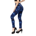 thumbnail image 5 of LEBONYARD Womens Pants Plus Size Clerance $5,Sweatpants for Women Clearance,Women's Fashion Elastic Imitation Denim Print Leggings with Yoga Sport Elastic Pants Blue Free Size, 5 of 8