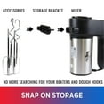 thumbnail image 2 of Total Chef 250 Watts 6-Speed Hand Mixer with Turbo Boost, Efficient Mixing for Baking & Cooking, 2 of 7