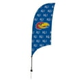 thumbnail image 1 of Showdown Displays 810028KAN-003 7.5 ft. Kansas Jayhawks Razor Feather NCAA Flag with Spike Base - No.003, 1 of 1