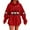 A01_Christmas Red, variant on Christmas Sweatshirts for Women Ugly Christmas Sweater Fleece Xmas Holiday Tops Santa Claus Print Hoodies Xmas Long Sleeve Hooded Sweatshirt Fall Outfits 2025 Loose Fit