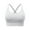 White1, variant on Jalioing Sport Bra for Women Criss-Cross Back Supportive Workout Bras Strappy High Impact Running Yoga Bras