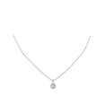 thumbnail image 5 of ANGARA Natural Prong-Set Round 1.6 ct Aquamarine Pendant with Diamond Bale in 14K White Gold for Women (Size-8mm) | March Birthstone, Anniversary, Jewelry Gift for Women | Natural Aquamarine Necklace, 5 of 9
