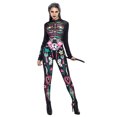 thumbnail image 1 of Las mujeres de Halloween Cosplay traje traje de cuello alto sexy juego de rol mono traje negro Romacci Disfraz, 1 of 7