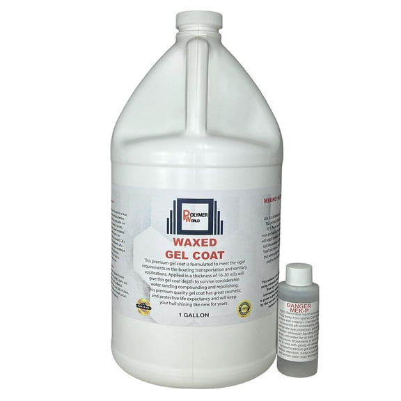 Polymer World White Polyester Gelcoat with Wax