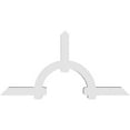 thumbnail image 4 of 96"W x 48"H x 6"D x 6"F, 12/12 Pitch, Ericson Architectural Grade PVC Gable Bracket, 4 of 8
