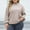 Khaki, variant on Dasayo Knit Ladies Tops and Blouses Plus Size Long Sleeve Blue Solid Winter Turtleneck Shirts Blouses for Women L