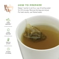 thumbnail image 3 of Pinky Up Matcha Ice Cream Whole Leaf Pyramid Tea Sachets - 30 mg Caffeine Per Serving, NON-GMO & Gluten Free, Certified Kosher - 15 Biodegradable Tea Bags, 3 of 10