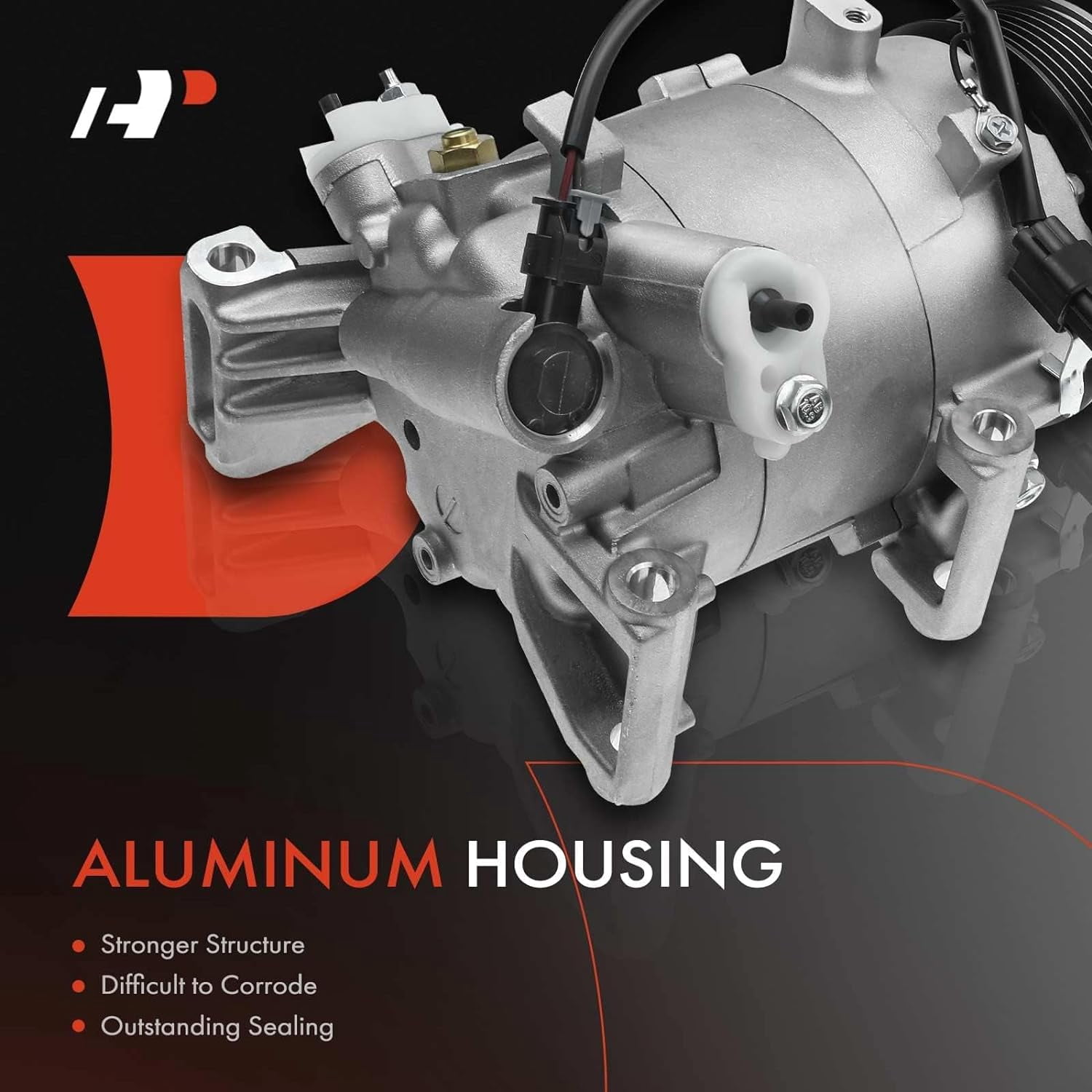 A-Premium Air Conditioner AC Compressor with Clutch Compatible with Honda CR-V CRV 2017-2020 Civic 2016-2020 1.5L