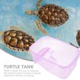 thumbnail image 3 of 2Pcs Turtle Tank with Platform Creative Turtle Living Tank Practical Turtle Tank Aquarium, 3 of 8