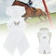 thumbnail image 3 of Corbata Para Montar A Caballo, Flor De Cuello Ecuestre De Algodón Peinado, Broche De Accesorio Ecuestre Para Adultos, Competición Profesional ANGGREK No, 3 of 8