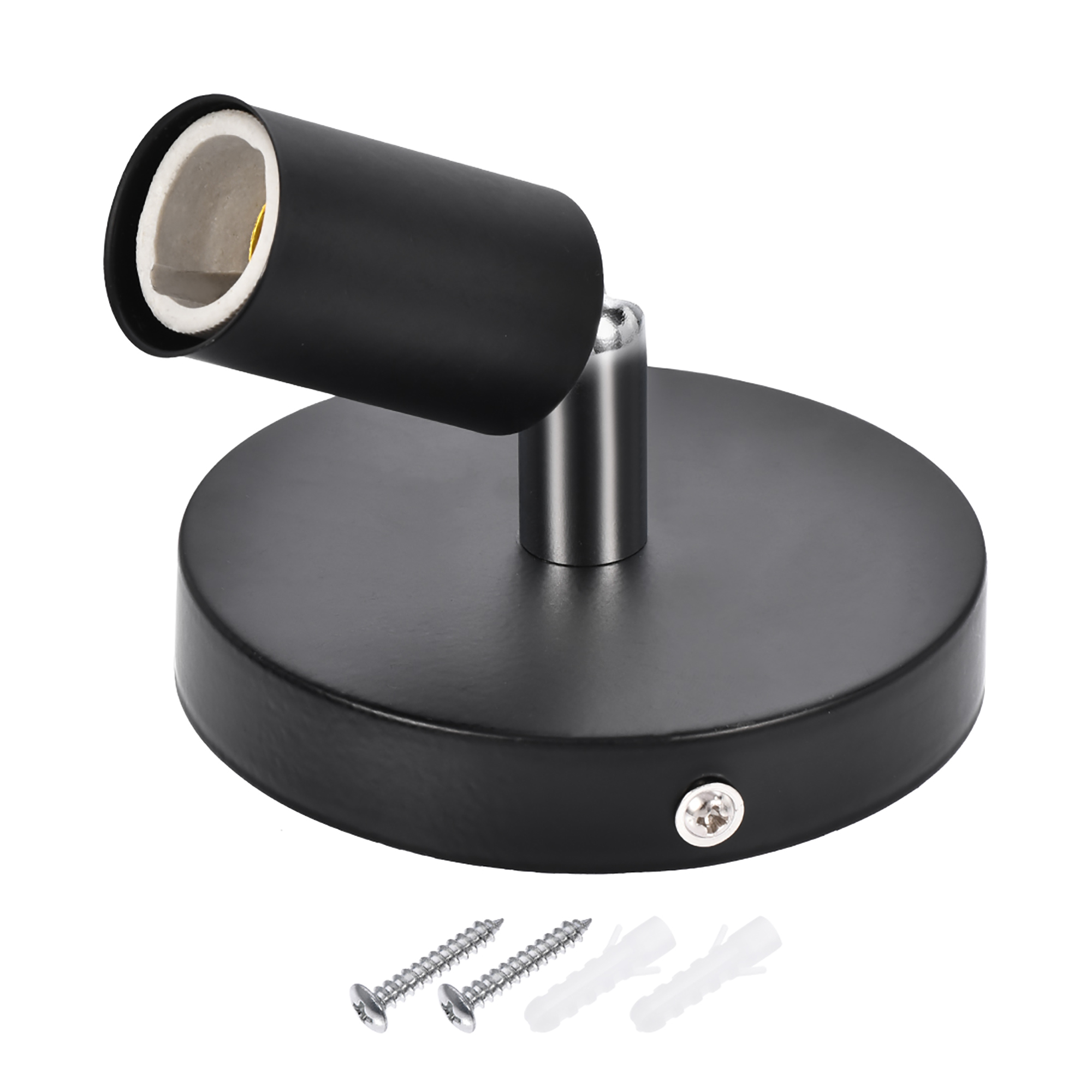 E14 Bulb Holder Socket for Wall Sconce Lamp Light Side Hanging Mounted 180 Degree Adjustable