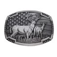thumbnail image 2 of Men Silver Metal Belt Buckle Deer Nature Hunter Western Fashion, 2 of 4