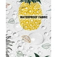 thumbnail image 5 of Pack of 2 Outdoor Pillow Covers, Colorful Pineapple Waterproof Square Throw Pillowcase Cushion Decorative Pillow Covers for Couch Patio Tent, 20x20 in, 5 of 6