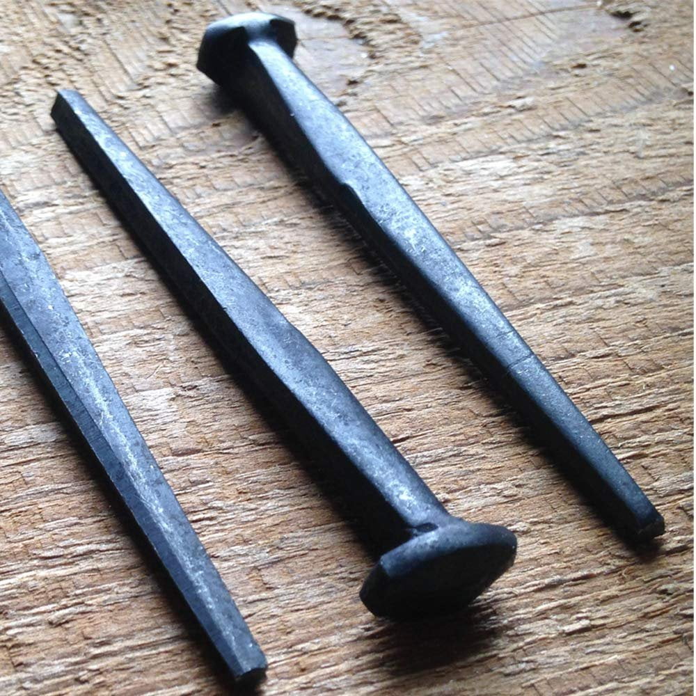 50 1" Steel Decorative Antique Wrought Head Nails-Rose Head Nails