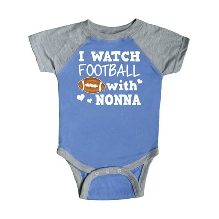 

Inktastic I Watch Football with My Nonna Gift Baby Boy Bodysuit