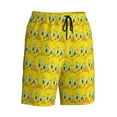 thumbnail image 4 of Looney Tunes Tweety Mens Swim Trunks Quick Dry Board Shorts With Mesh Lining, Beach Shorts Swimwear Bathing Suits, 4 of 7