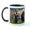 White/Black Inside, variant on CafePress - Saint Francis' Newfie Mug - 11 oz Ceramic Mug - Novelty Coffee Tea Cup