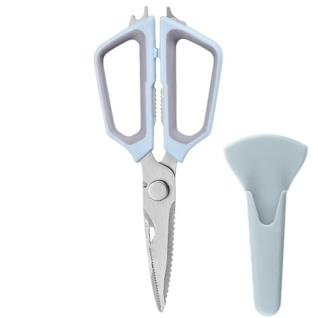 Birdeem Multifunctional Chicken Scissors Stainless Steel Large Powerful Sharp Scissors for Outdoor Kitchen