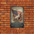 thumbnail image 7 of Independence Day Tin Sign Let Freedom Ring Metal Sign Eagle & Flag Vintage Wall Decor For Club Office Home 8x12 Inch, 7 of 7