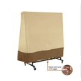thumbnail image 2 of Marco de cubierta de columpio para exteriores 210D Cubierta de columpio impermeable para porche Cubierta de muebles resistente a los rayos UV para muebles de exterior 72x64x27.5 pulgadas, 2 of 4