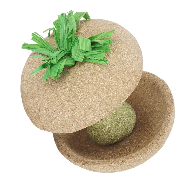 Core Hamster Chewing Toy, Core Hamster Bowl Environmental Funny Straw Rope for Dwarf Hamster
