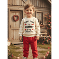 thumbnail image 5 of BemeyourBBs Toddler Baby Boy Boy Valentines Day Outfit Mama is My Valentines Letter Long Sleeve Sweatshirt and Joggers Pants 2 Piece Spring Clothes Set, 5 of 9
