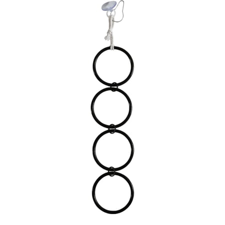 Small Reptile Climbing Ring Non Toxic Smooth Rim Lightweight Installable Habitat Accessory for Terrarium Indoor Pet Daily Activity and Mental Stimulation