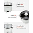 thumbnail image 5 of CUCKOO One Touch Rice Cooker 12-Cup Cooked, Small Rice Cooker & Warmer with Steamer Tray, Versatile Grain Cooker, Soup Maker, Auto Keep Warm, 6-Cup Uncooked, White (CR-0601C), 5 of 5