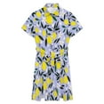 thumbnail image 4 of Lemons Blue Womens Shirt Dresses Women'S Short Sleeve Dress Turn-Down Collar Dress A Line Casuall Dress Oversize(XS-6XL), 4 of 7