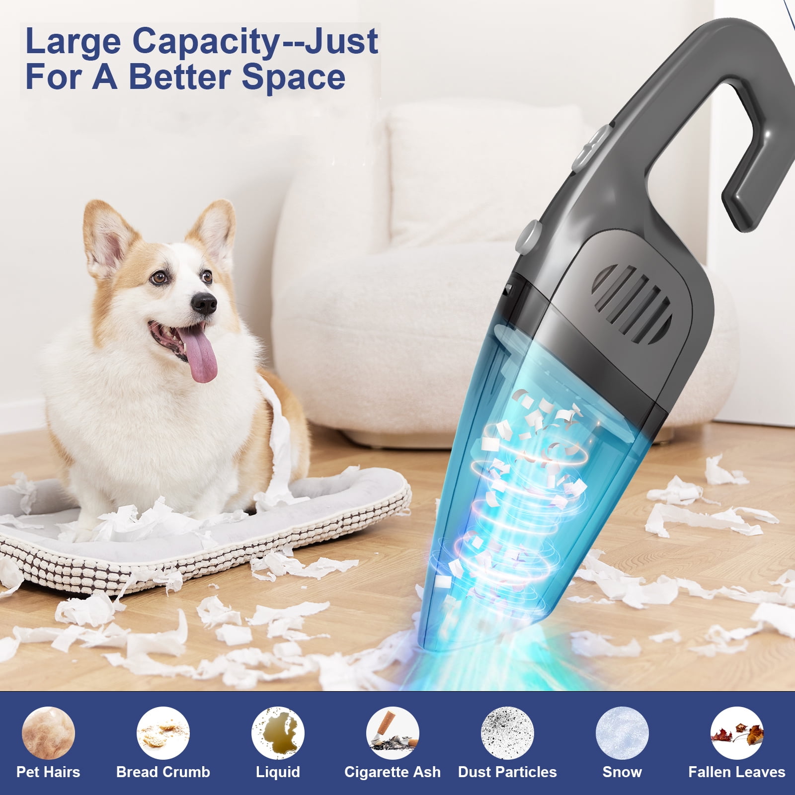 🔥Wireless Handheld Car Vacuum Cleaner🔥, couch, carpet, motor car, house,  bed