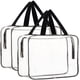 thumbnail image 1 of 2 bolsas organizadoras grandes transparentes para maquillaje, artículos de tocador y cosméticos, bolsas de plástico transparente, bolso de mano pequeño transparente impermeable, 1 of 7