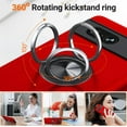 thumbnail image 5 of KOMI for Google Pixel 7 Case, Slim Fit Shockproof Protective Phone Case for Pixel 7, Military-Grade Drop Protection with Ring Kickstand [Magnetic Car Mount Feature] Case for Google Pixel 7 Red, 5 of 5