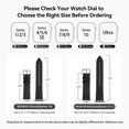 thumbnail image 2 of Bestig Bandas De Cuero Compatibles Con Apple Watch Band 38 Mm, 40 Mm, 41 Mm, 42 Mm (Serie 10 11) Para Mujeres Y Hombres Correa De Pulsera Para Iwatch Se3/2/1 Y Series 9 8 7 6 5 4 3 2 1 (Negro+Plata), 2 of 5