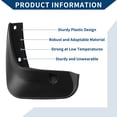 thumbnail image 4 of Unique Bargains Mud Flaps Splash Guards W/Mount Accessories for Toyota REIZ 2011-2015 Front & Rear Mud Guards, 4 of 6