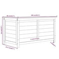 thumbnail image 5 of vidaXL Outdoor Cushion Box 100x50x56 cm Solid Wood Fir, 5 of 5