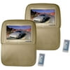 Pyle PL92PHRT 9.2" Active Matrix TFT LCD Car Display, Tan