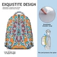 thumbnail image 5 of Spiritual Geometric Mandala Student Backpack - Waterproof & Organized Compartments, 5 of 6