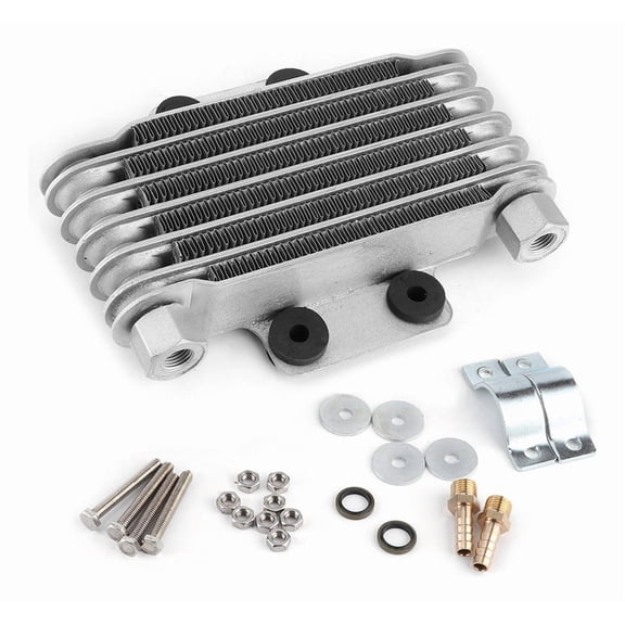 Applicable to Universal Motorcycle Engine Oil Cooler,