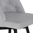 thumbnail image 5 of Accreate 26" Swivel Bar Stools with Backs, Set of 2, Modern Counter Height Chairs for Kitchen Island or Home Bar, 5 of 8