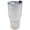Silver, variant on BlackCanyon Outfitters BCO 32oz black tumbler with plastic flip