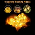 thumbnail image 3 of String Lights YoTelim, bola de cristal LED de 33 pies y 80 pulgadas, color blanco cálido, 3 of 6