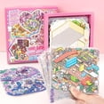 thumbnail image 2 of Libro de pegatinas Daheypong con escena 3D con 20 minihabitaciones reutilizables, 2 of 6