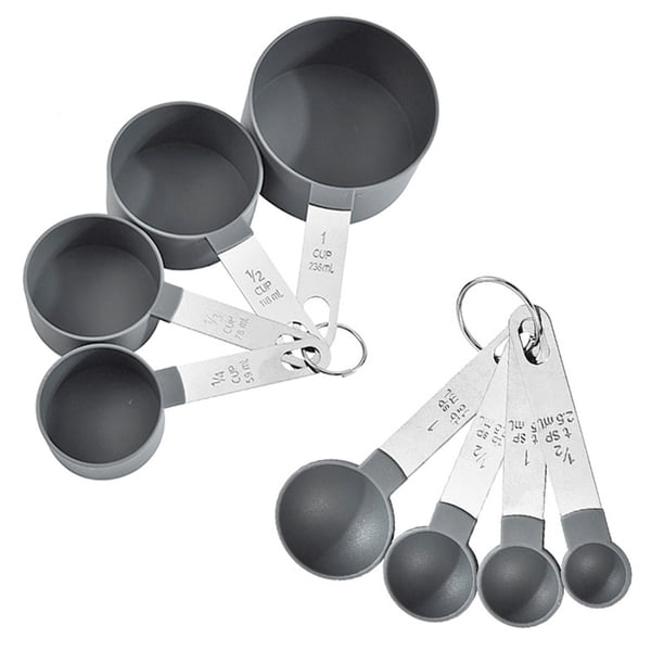 Cucharas medidoras de acero inoxidable para cocinar y hornear con precisión