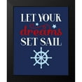 thumbnail image 2 of Robinson, Tamara 20x24 Black Modern Framed Museum Art Print Titled - Let Your Dreams Set Sail, 2 of 5
