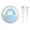 Blue, variant on Led Clip-On Ring Fill Light, Rechargeable 3-Level Dimmable Portable Light For Phones Tablets Streaming Video Conference Makeup Selfies Tiktok